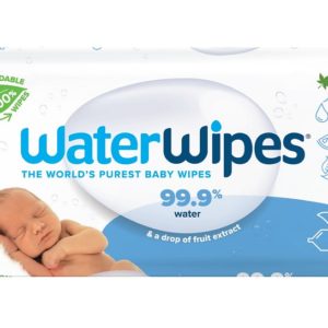 WATERWIPES Obrúsky vlhčené bez obsahu plastov 60 ks