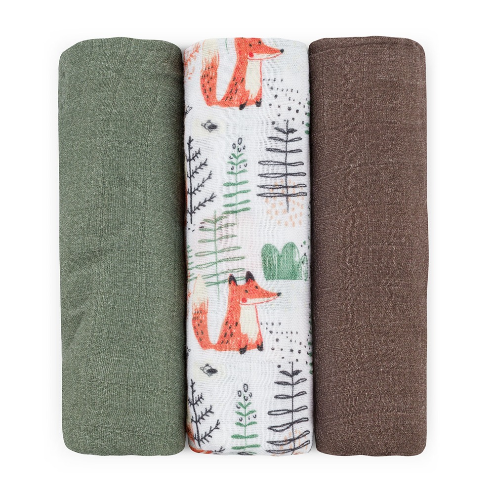 PETITE-MARS-Sada-plienok-bambusova-muselinova-3ks-Moussy-Forest-Fox-68-x-68-cm-0.jpg