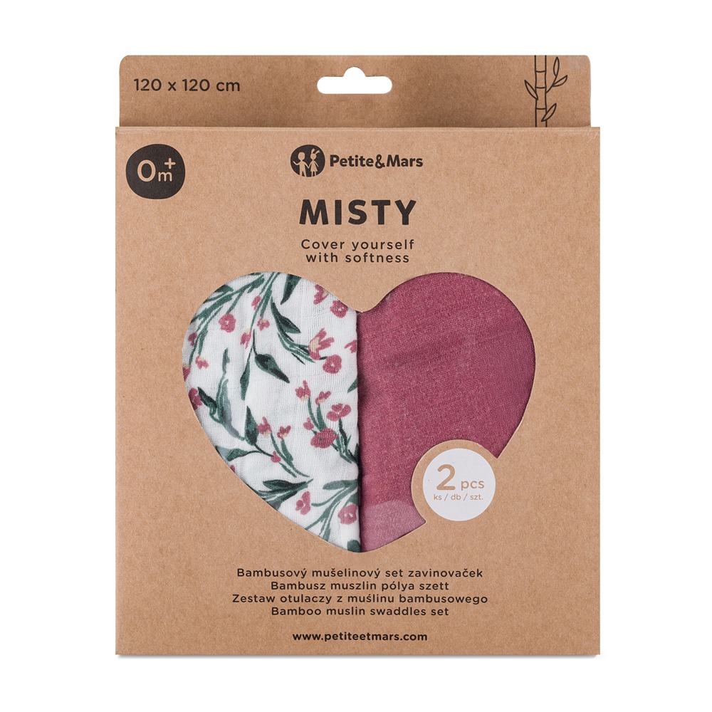 PETITEMARS-Prikryvka-bambusova-muselinova-2ks-Misty-Pink-Meadow-120-x-120-cm-1.jpg